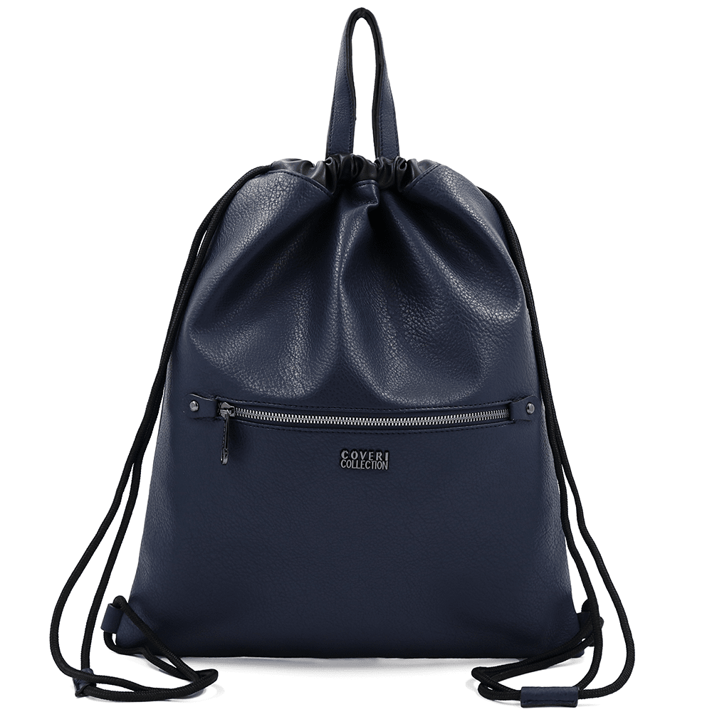 Ökológiai bőr táska - sötétkék