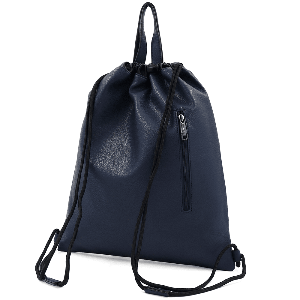 Ökológiai bőr táska - sötétkék