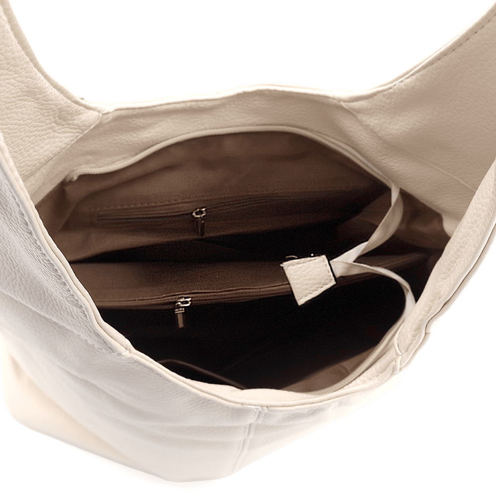 Nagy női táska típusú szatyor - bézs