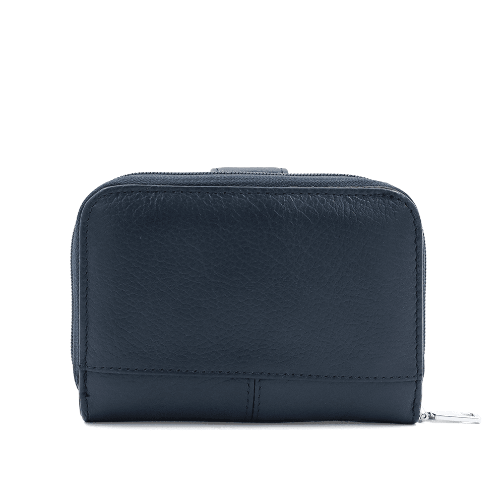 Női kompakt pénztárca - sötétkék