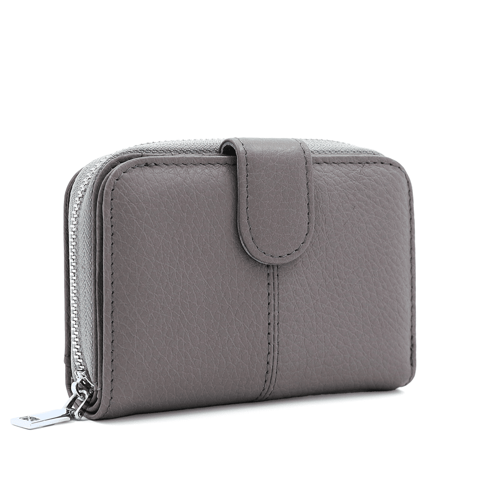 Női kompakt pénztárca - szürke