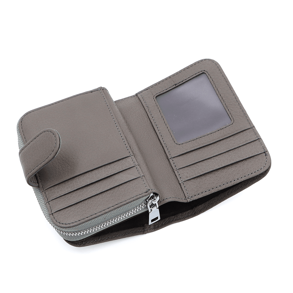 Női kompakt pénztárca - szürke