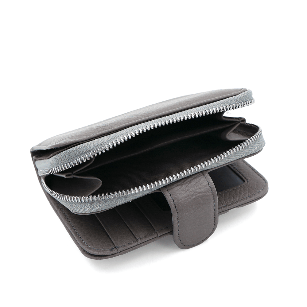 Női kompakt pénztárca - szürke