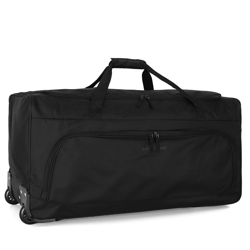 David Jones - Nagy utazótáska kerekekkel és teleszkópos fogantyúval - fekete