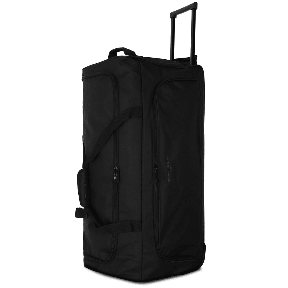 David Jones - Nagy utazótáska kerekekkel és teleszkópos fogantyúval - fekete