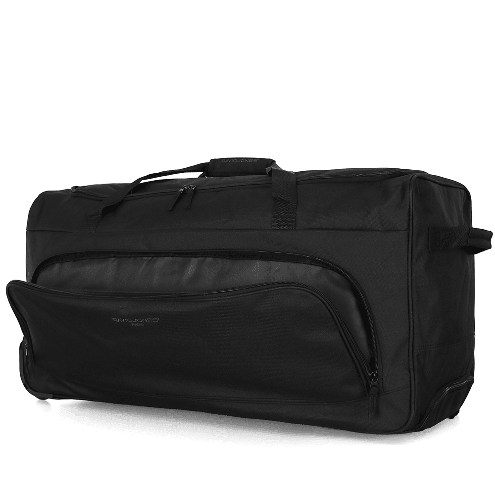 David Jones - Nagy utazótáska kerekekkel és teleszkópos fogantyúval - fekete