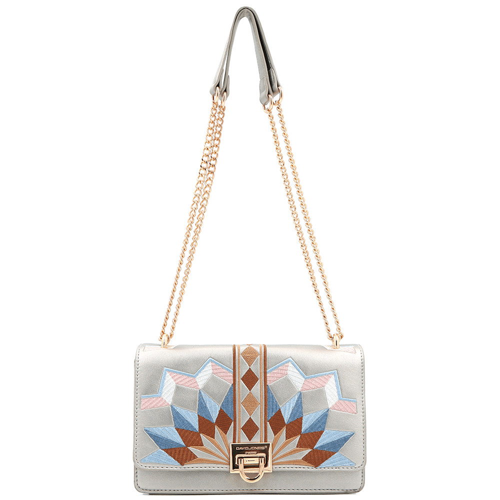 David Jones - Női válltáska - ezüst