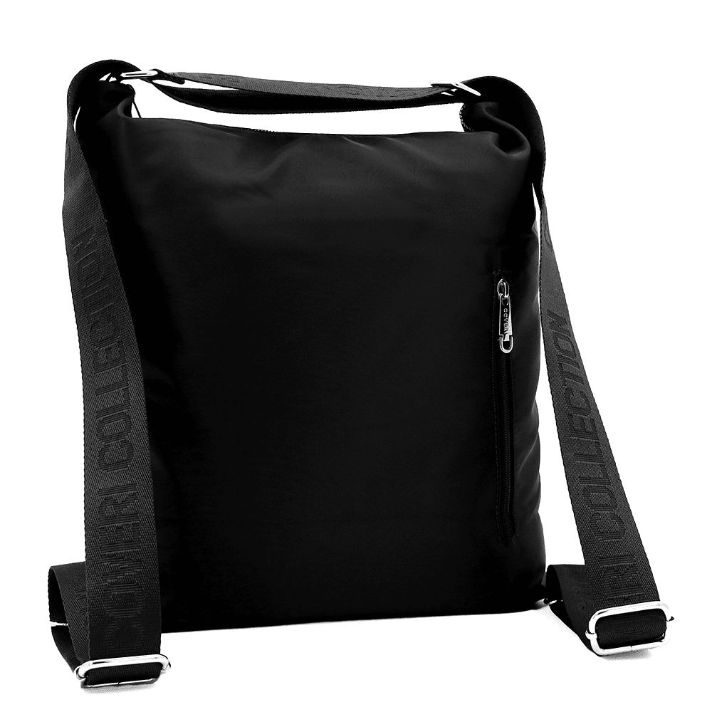 2 az 1-ben - Nagy vízálló táska és hátizsák - fekete