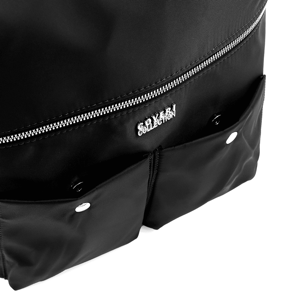 2 az 1-ben - Nagy vízálló táska és hátizsák - fekete