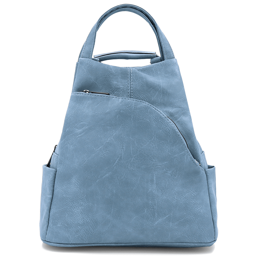 2 az 1-ben - Női hátizsák és táska Kristina - világoskék