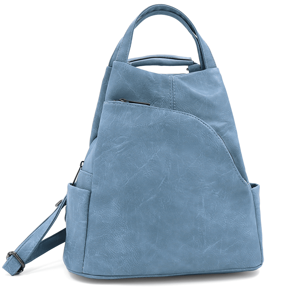 2 az 1-ben - Női hátizsák és táska Kristina - világoskék