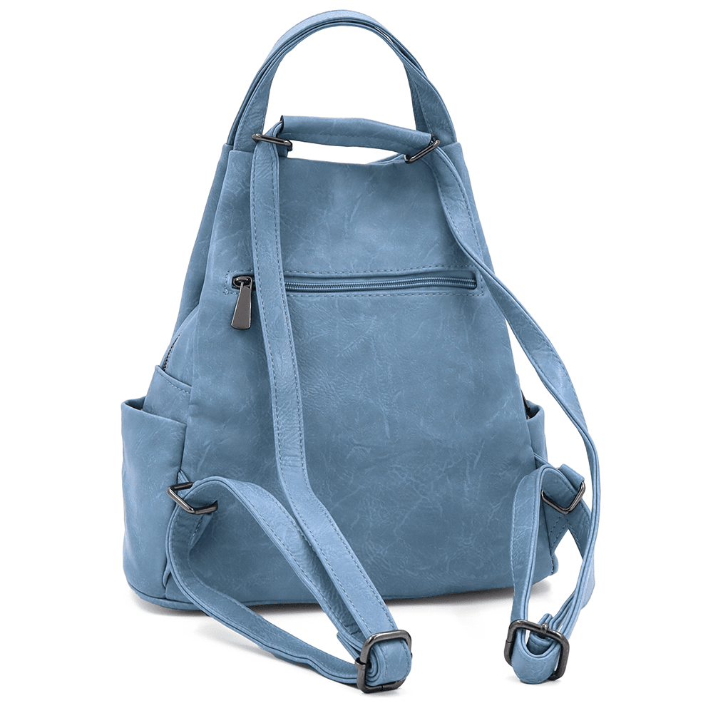 2 az 1-ben - Női hátizsák és táska Kristina - világoskék