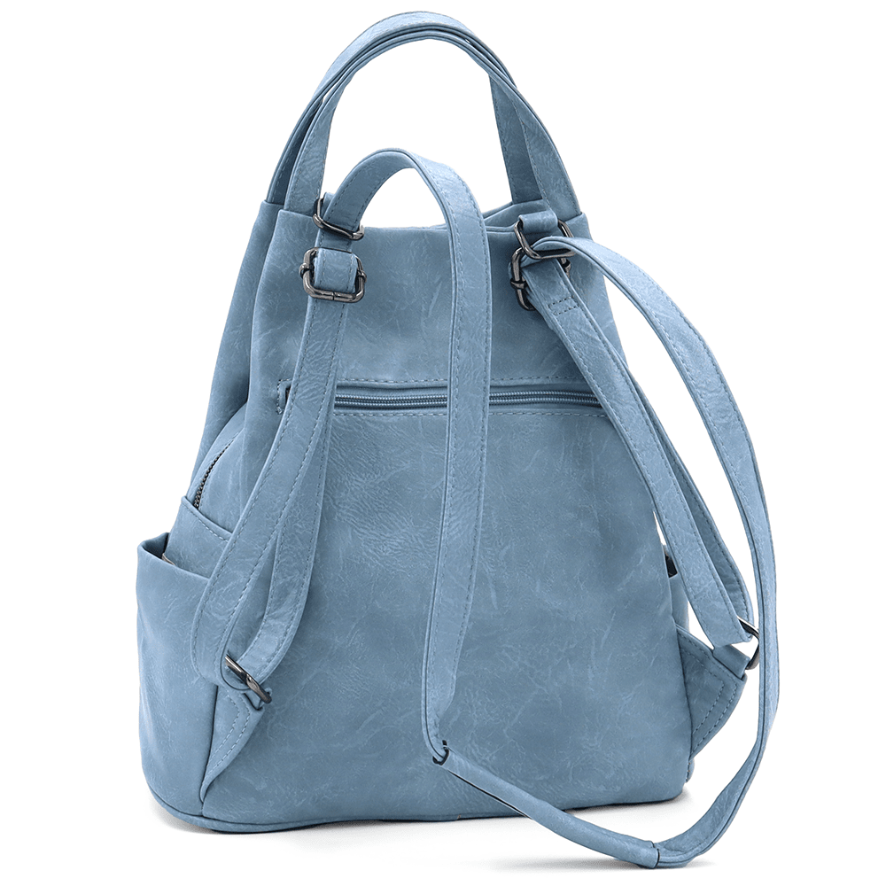 2 az 1-ben - Női hátizsák és táska Kristina - világoskék
