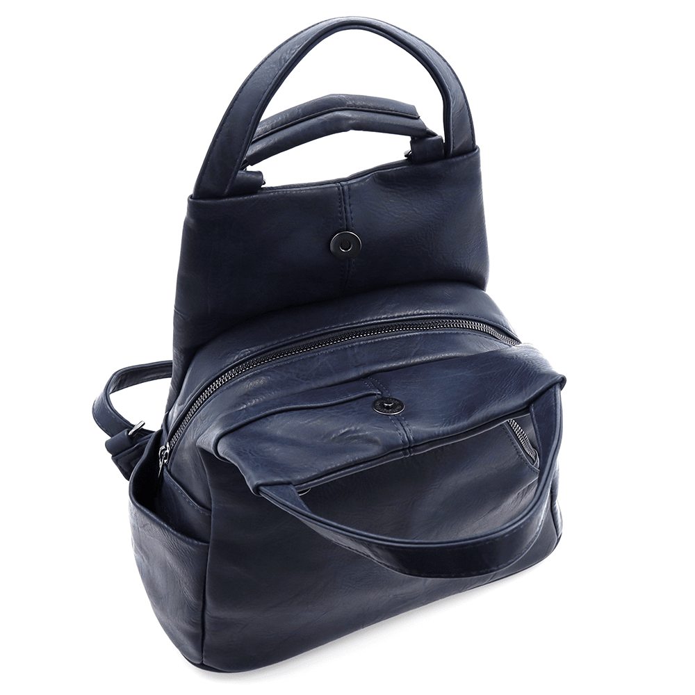 2 az 1-ben - Női hátizsák és táska Kristina - sötétkék