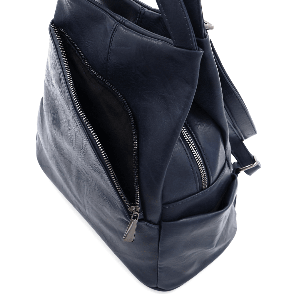 2 az 1-ben - Női hátizsák és táska Kristina - sötétkék