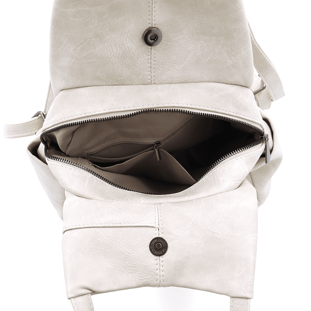 2 az 1-ben - Női hátizsák és táska Kristina - bézs