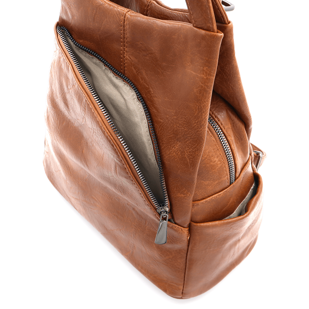 2 az 1-ben - Női hátizsák és táska Kristina - cserépkék