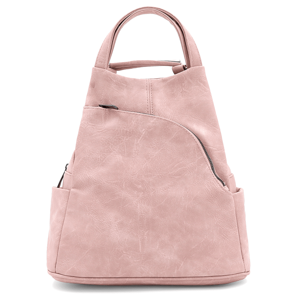 2 az 1-ben - Női hátizsák és táska Kristina - rózsaszín