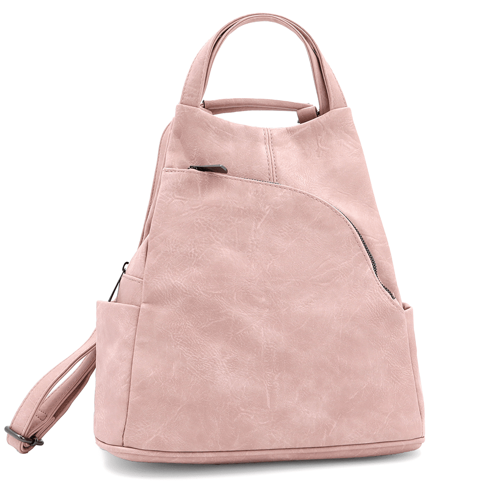 2 az 1-ben - Női hátizsák és táska Kristina - rózsaszín