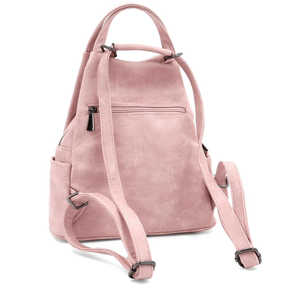 2 az 1-ben - Női hátizsák és táska Kristina - rózsaszín