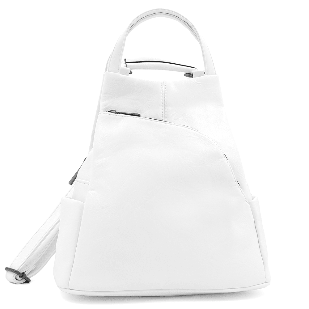 2 az 1-ben - Női hátizsák és táska Kristina - fehér