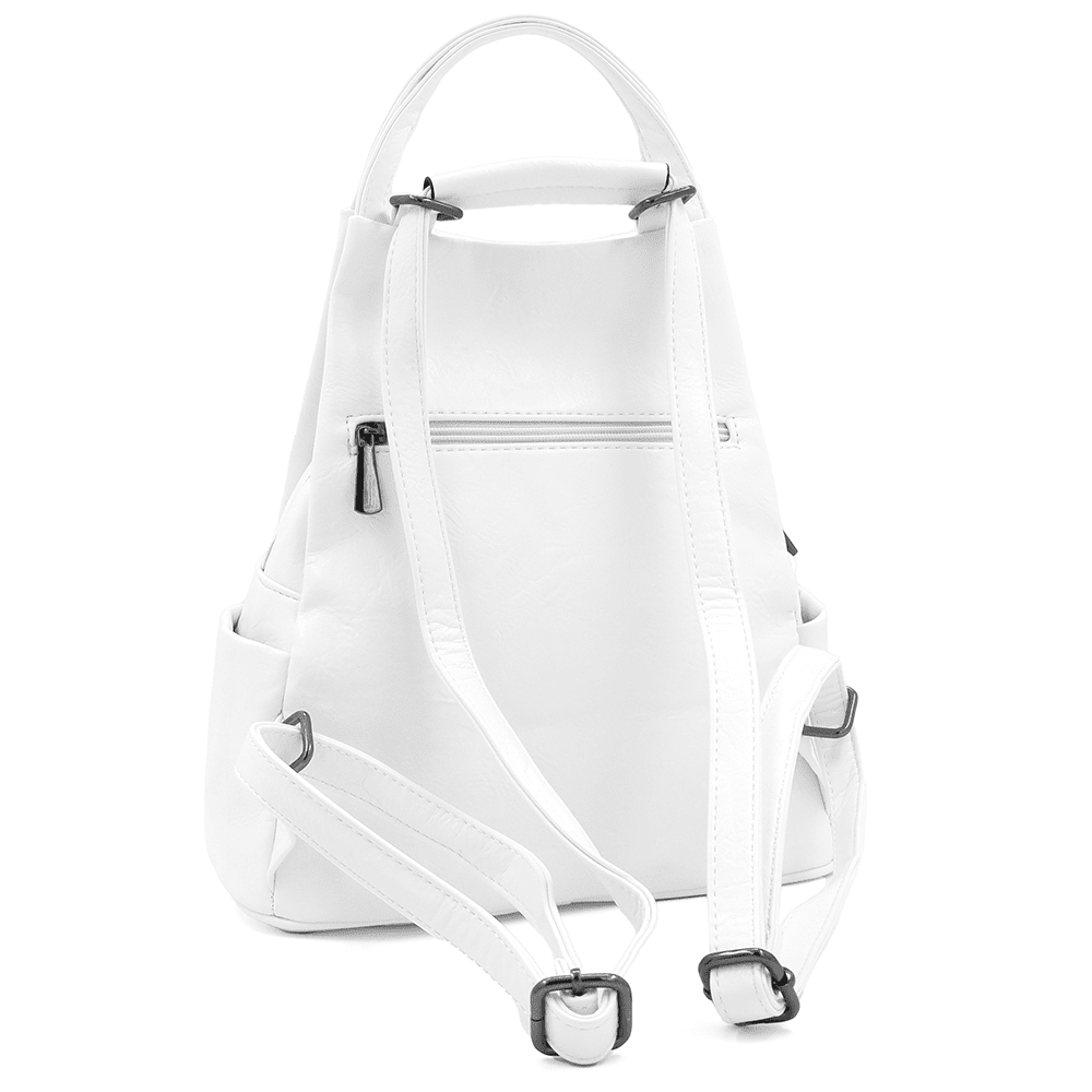2 az 1-ben - Női hátizsák és táska Kristina - fehér