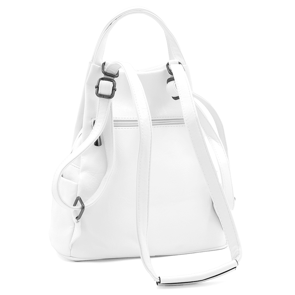 2 az 1-ben - Női hátizsák és táska Kristina - fehér