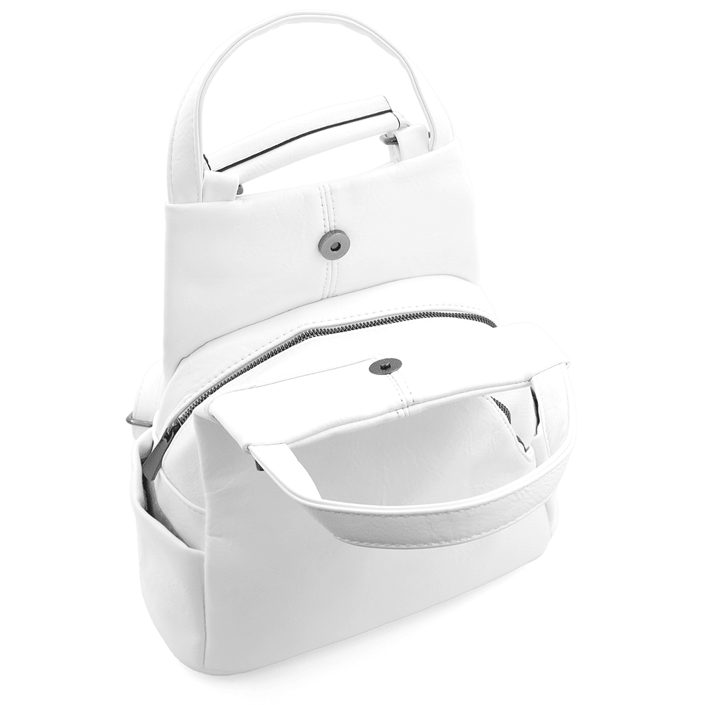 2 az 1-ben - Női hátizsák és táska Kristina - fehér