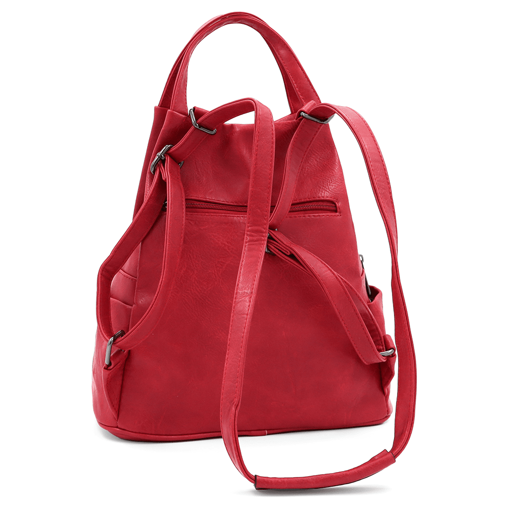 2 az 1-ben - Női hátizsák és táska Kristina - piros