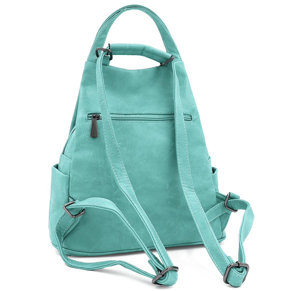 2 az 1-ben - Női hátizsák és táska Kristina - mentazöld