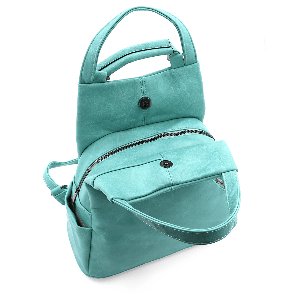 2 az 1-ben - Női hátizsák és táska Kristina - mentazöld