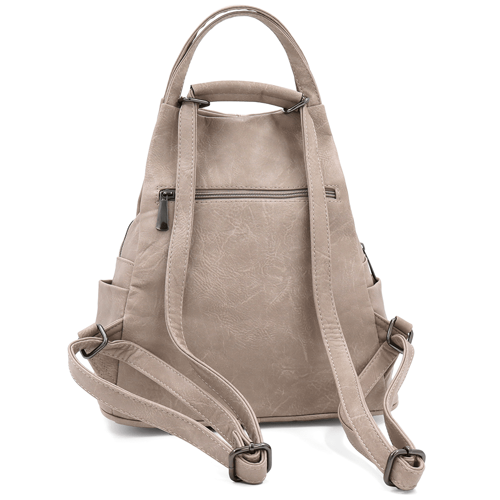 2 az 1-ben - Női hátizsák és táska Kristina - világosbarna