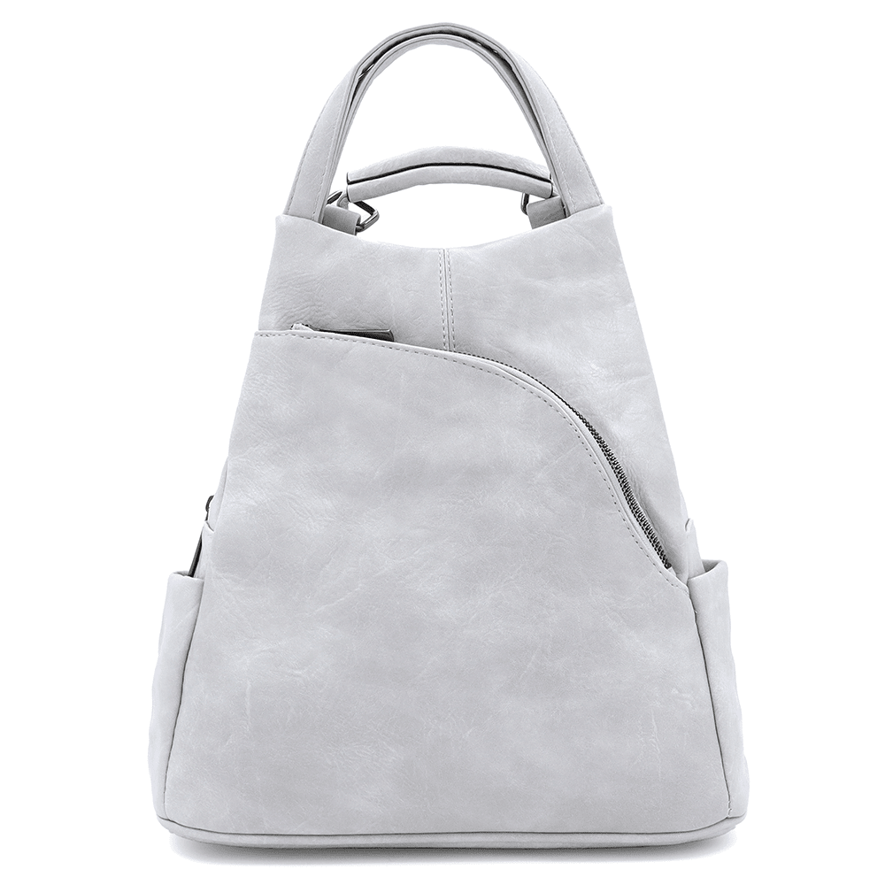 2 az 1-ben - Női hátizsák és táska Kristina - világosszürke