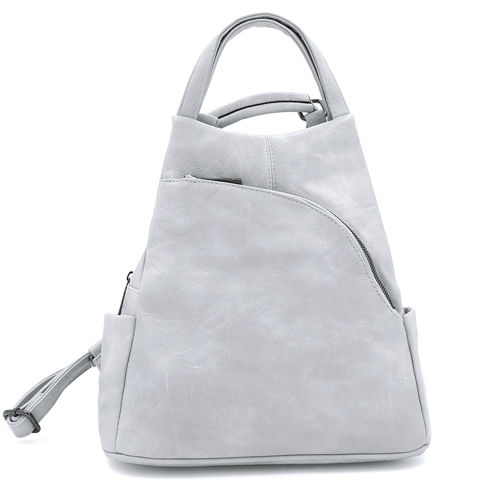 2 az 1-ben - Női hátizsák és táska Kristina - világosszürke