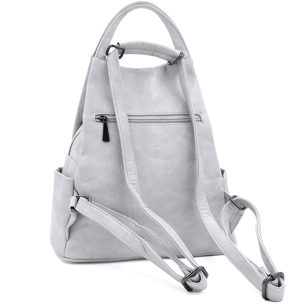 2 az 1-ben - Női hátizsák és táska Kristina - világosszürke