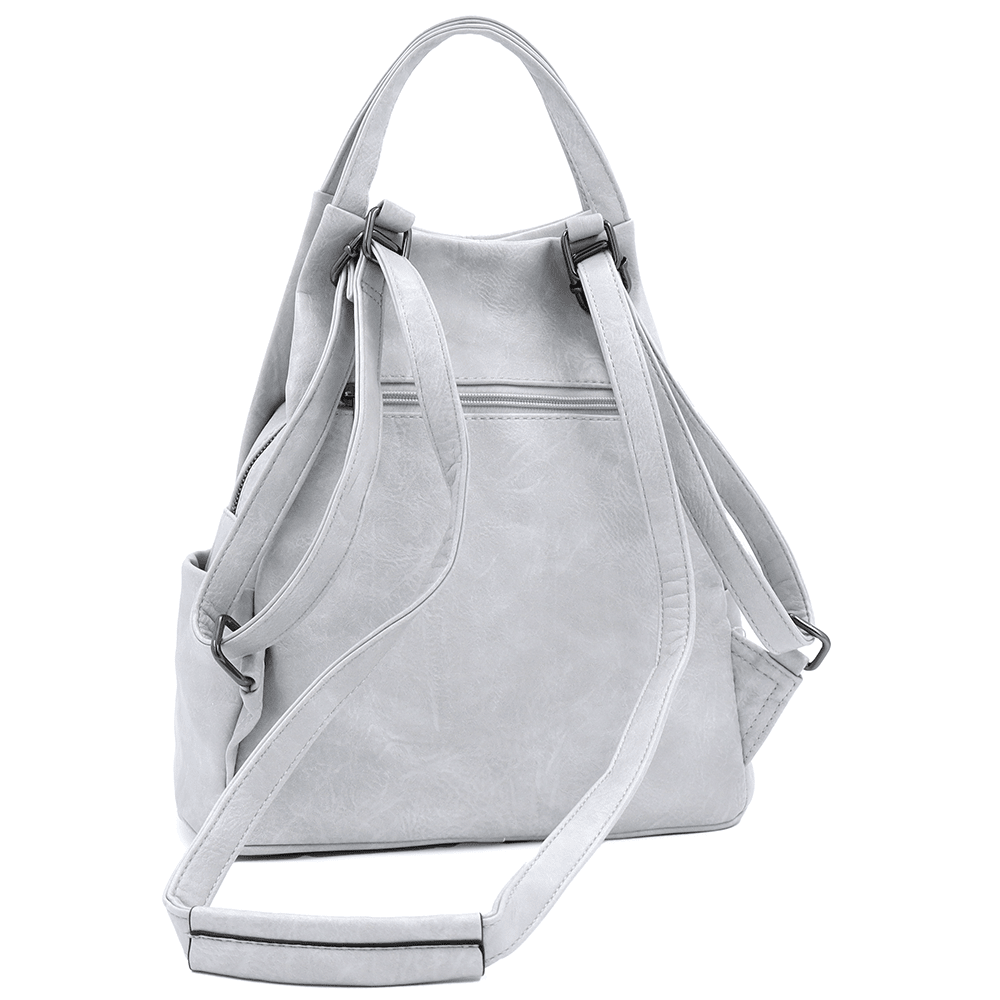 2 az 1-ben - Női hátizsák és táska Kristina - világosszürke
