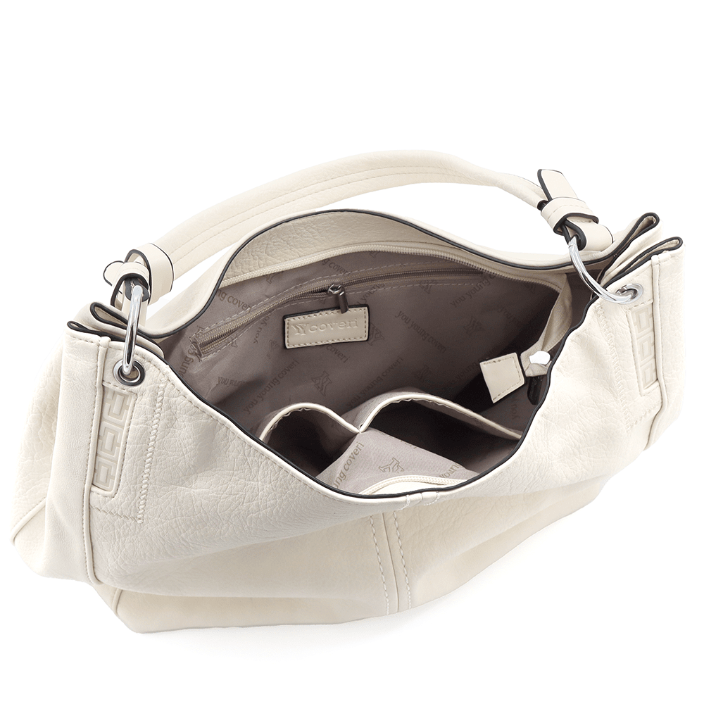 Nagy női táska, Rumi típusú táska - bézs