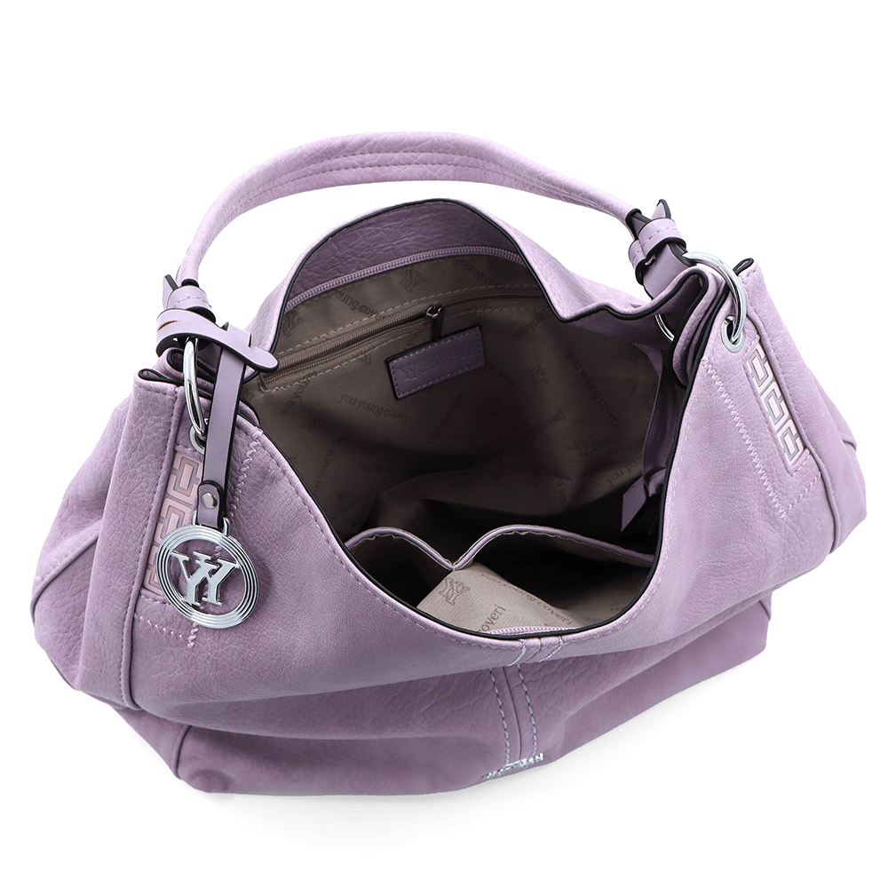 Nagy női táska, Rumi típusú táska - levendula