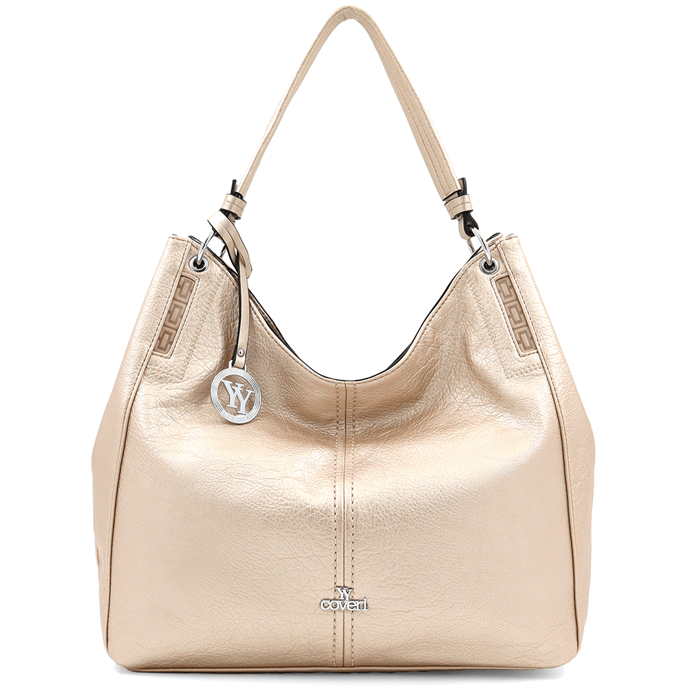 Nagy női táska, Rumi típusú - arany színű