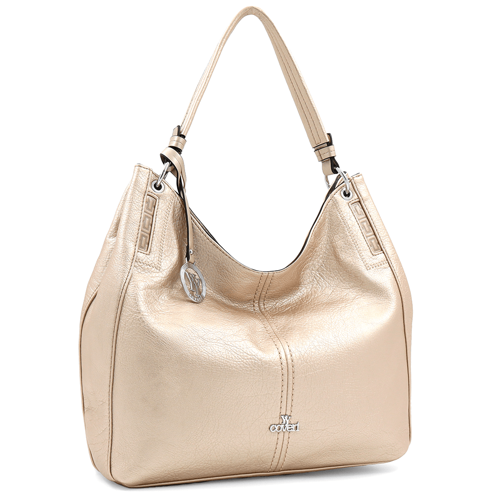 Nagy női táska, Rumi típusú - arany színű