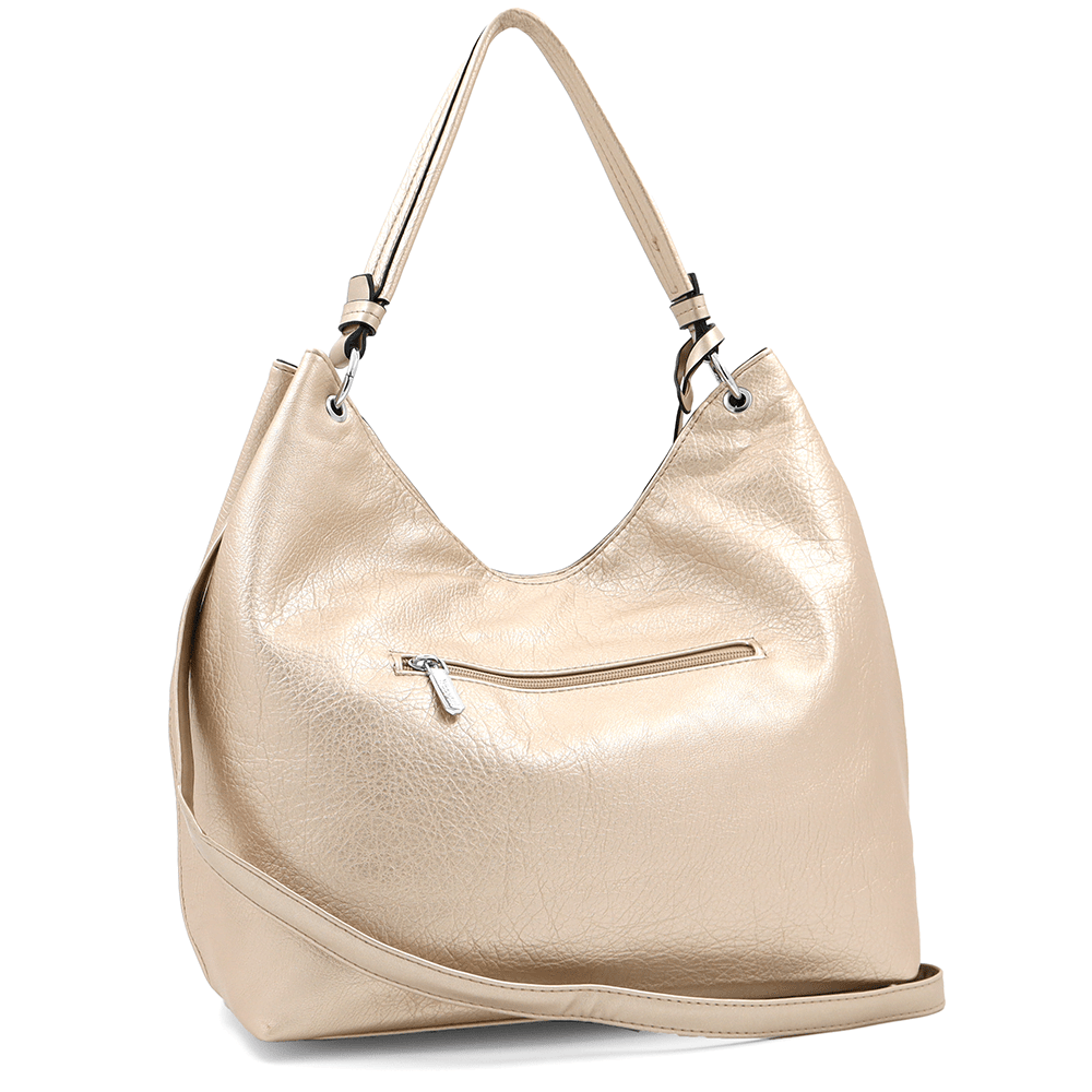 Nagy női táska, Rumi típusú - arany színű
