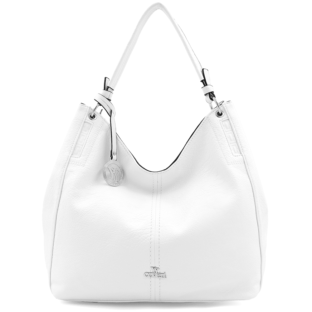 Nagy női táska, Rumi típusú zsák - fehér