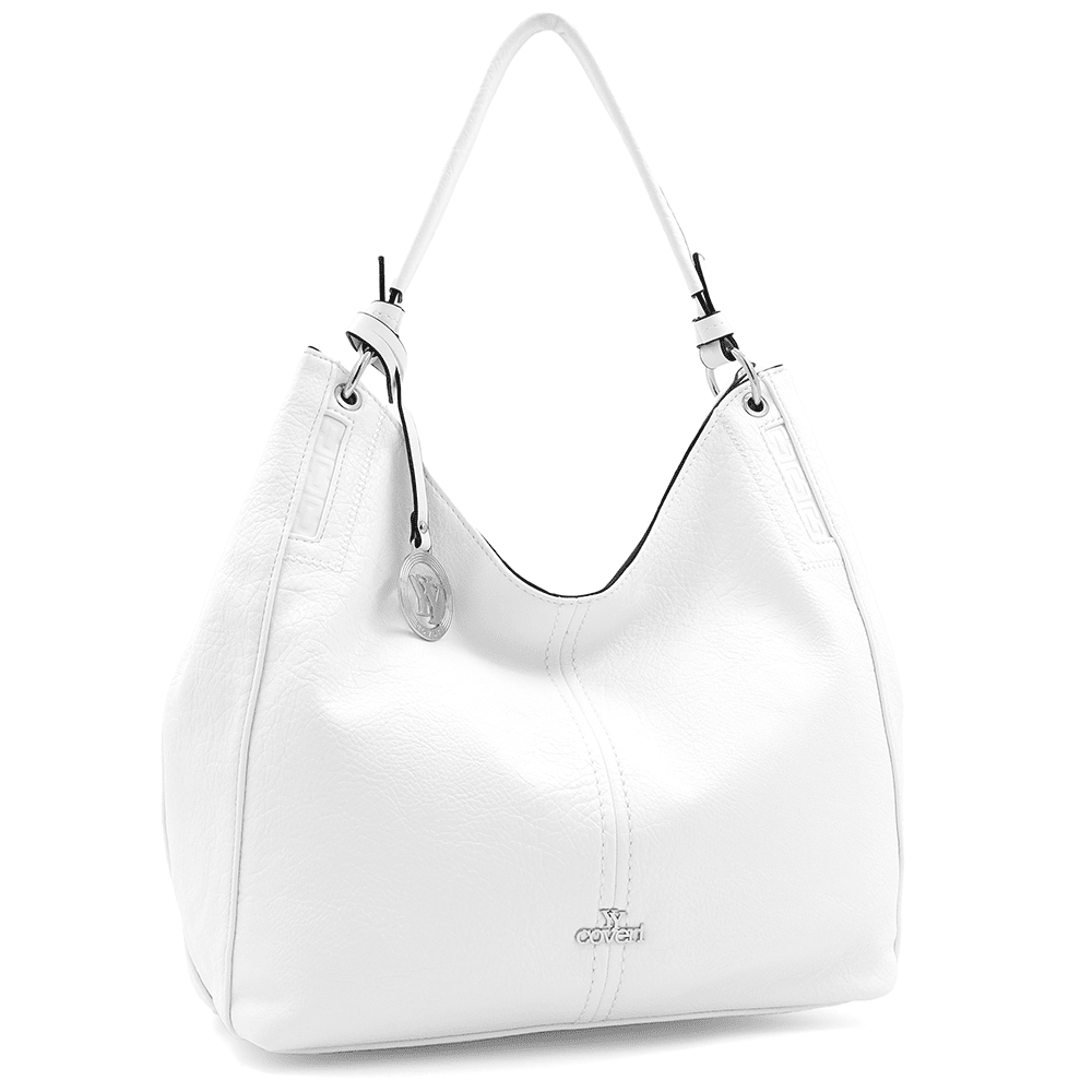 Nagy női táska, Rumi típusú zsák - fehér