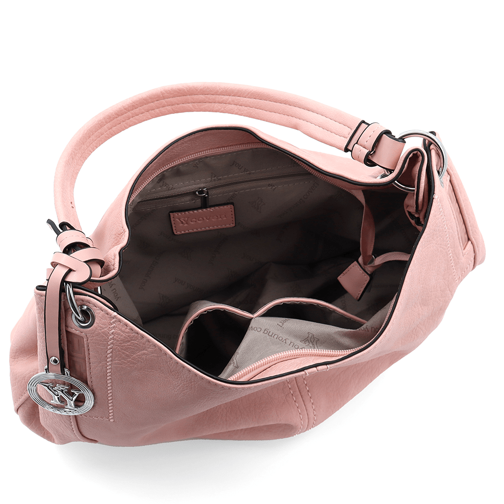 Nagy női táska, Rumi típusú táska - rózsaszín