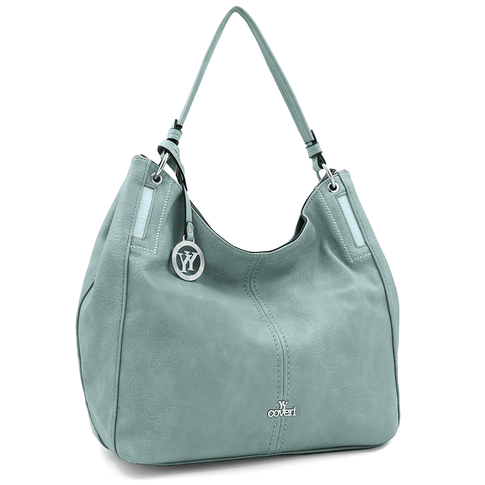 Nagy női táska, Rumi típusú zsák - mentazöld