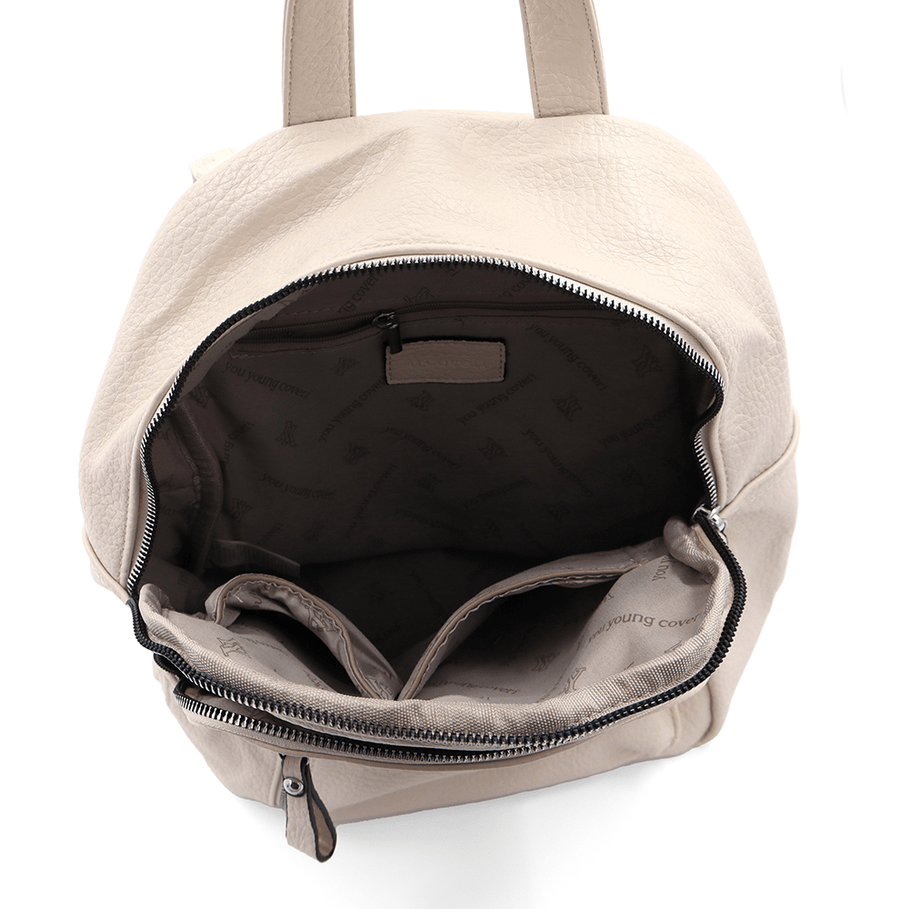 2 az 1-ben - Női hátizsák és táska Anna - bézs