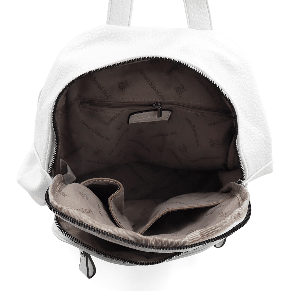 2 az 1-ben - Női hátizsák és táska Anna - fehér