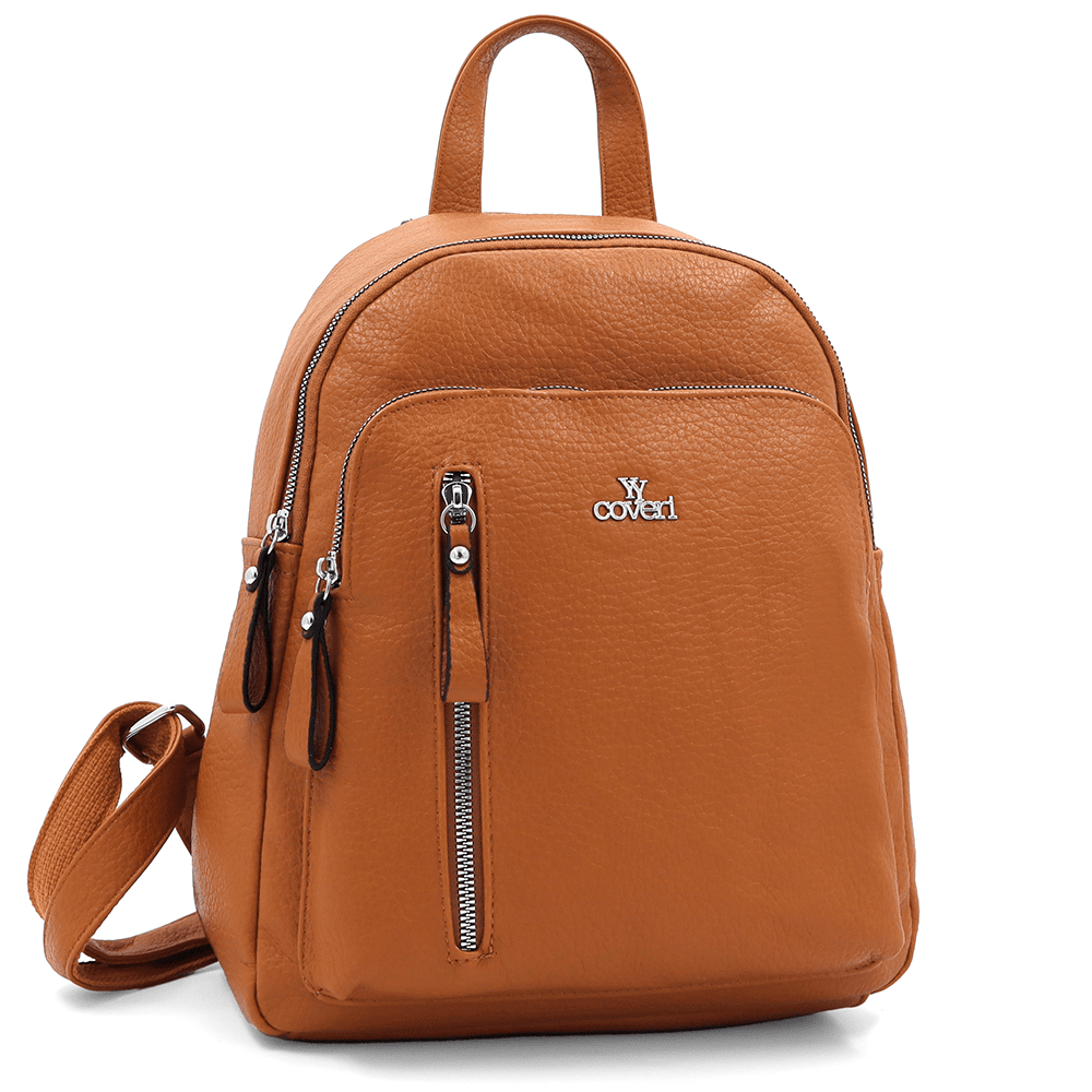 2 az 1-ben - Női hátizsák és táska Anna - cserépbarna