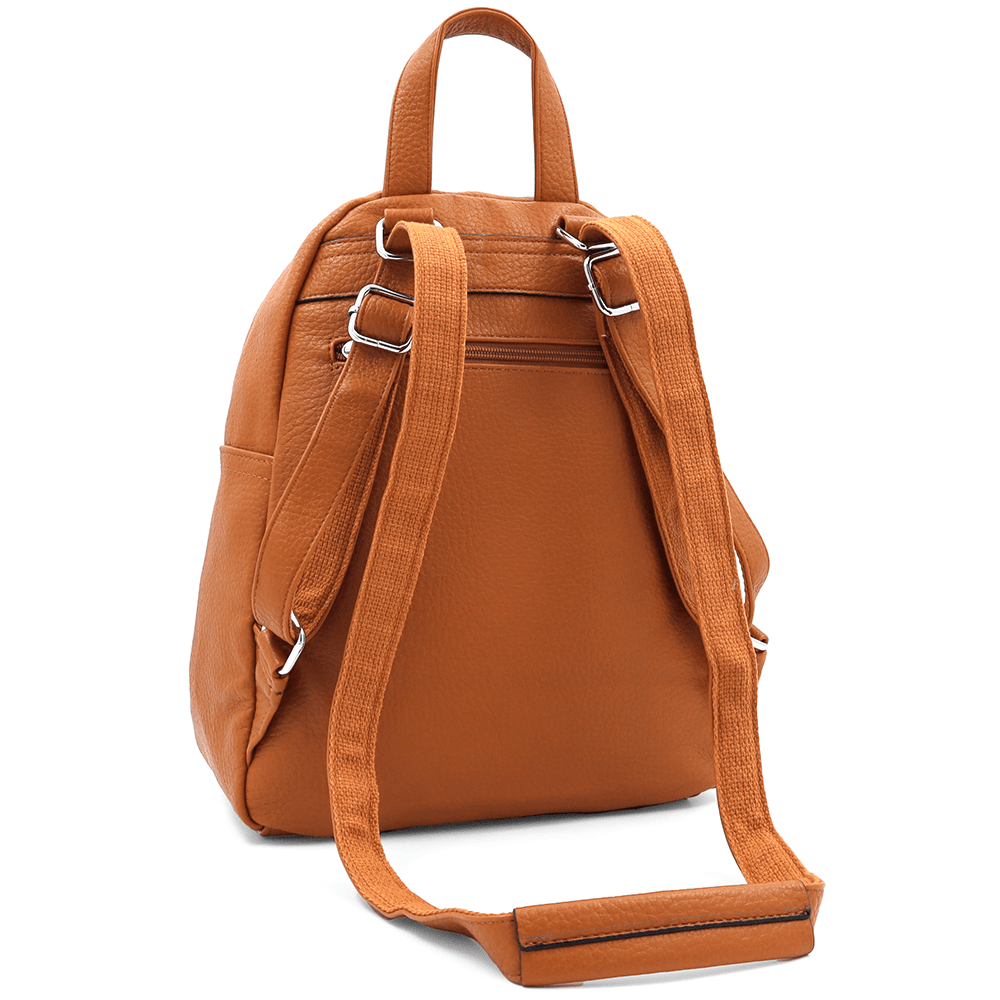 2 az 1-ben - Női hátizsák és táska Anna - cserépbarna