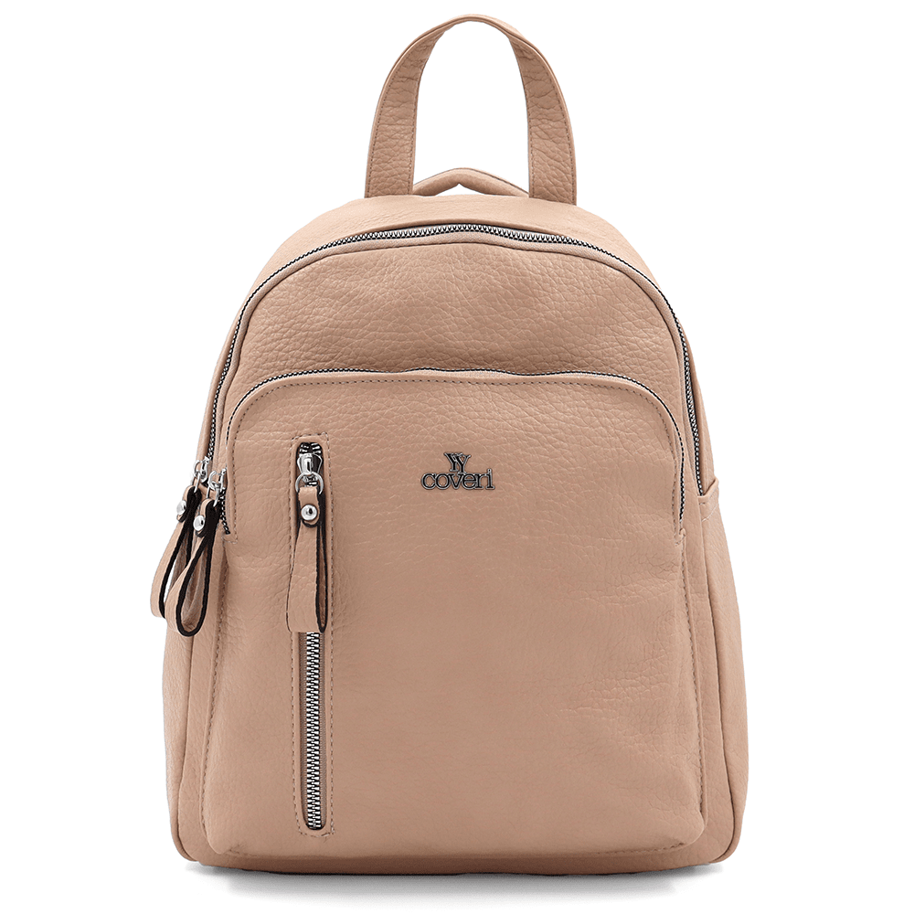 2 az 1-ben - Női hátizsák és táska Anna - világosbarna